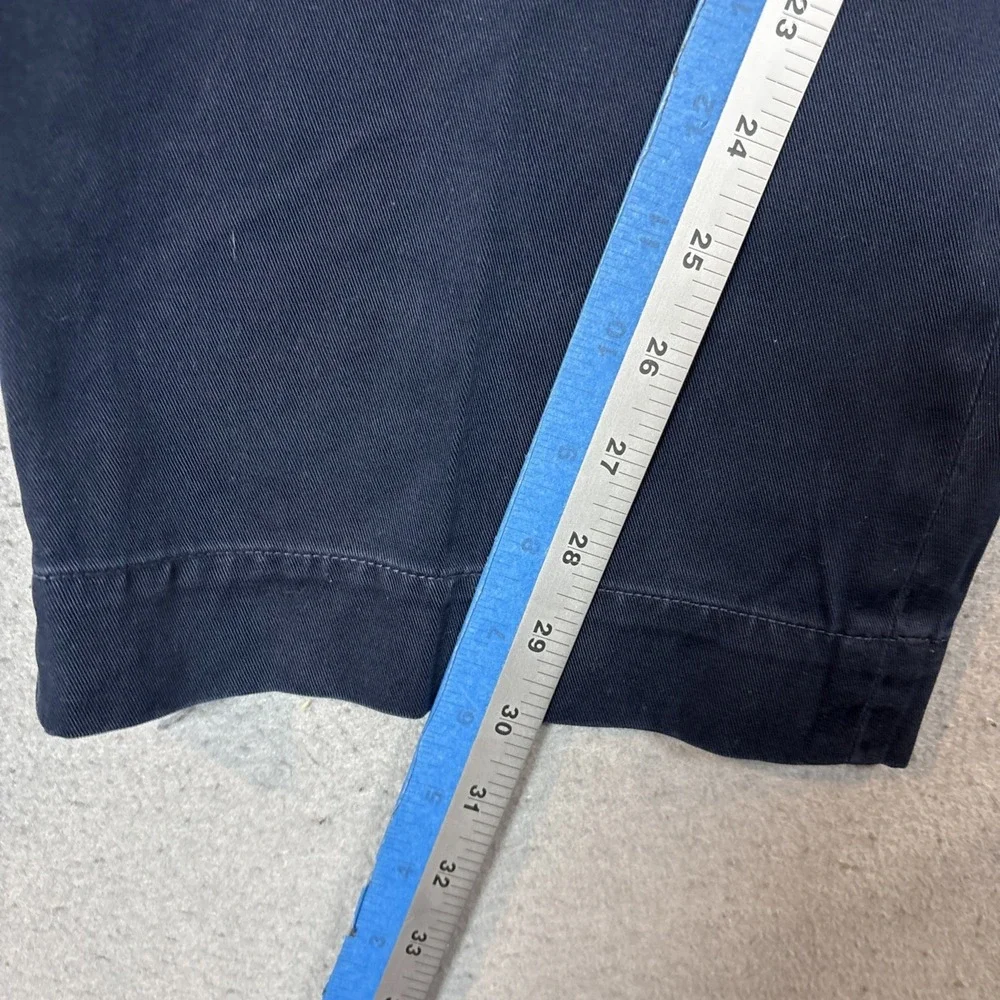 Polo By Ralph Lauren Mens Blue Andrew Pleated Chino Pants 42X30